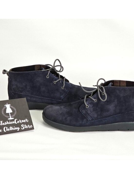 UGG Men\'s Blue Suede Canoe Chukka Treadlite Shoes Ankle Boots Sz 6 Wo\'s 7.5 1744 main image 7